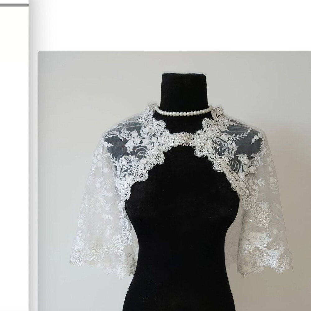 white wedding cape prom gothic vintage cosplay